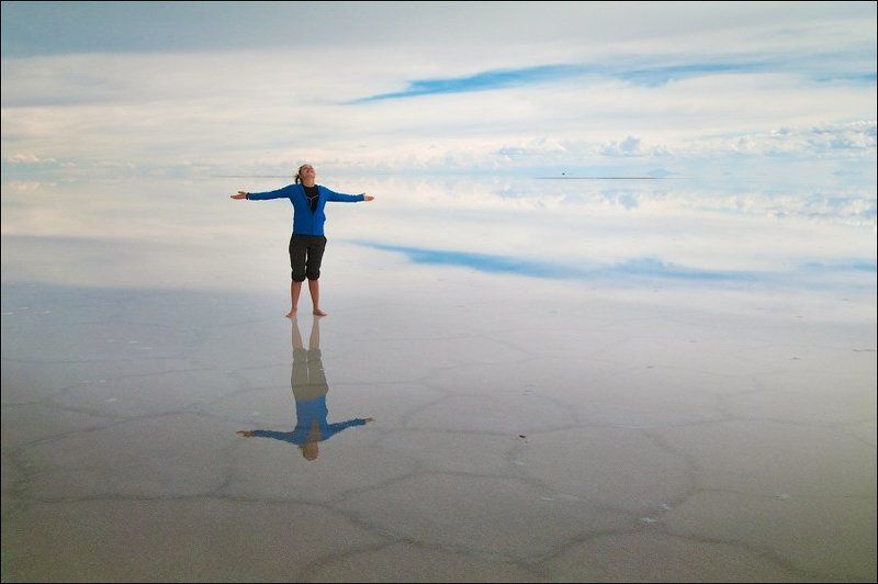 боливия, solar de uyuni Между землей и небом...photo preview