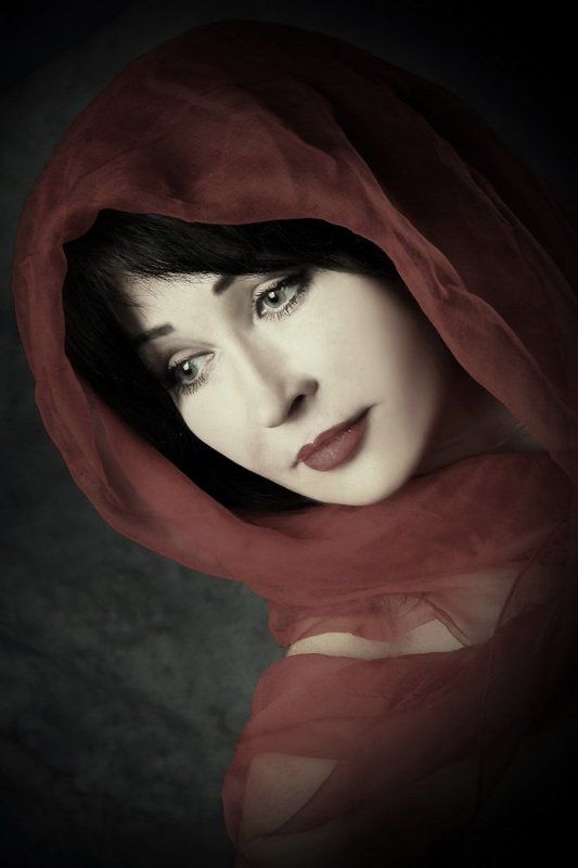 портрет,лицо,женщина платочекphoto preview