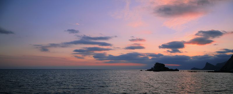 судак, море, закат Вечерний Судак...photo preview