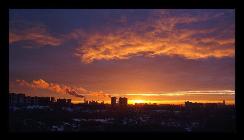 москва, рассвет Московский рассвет...photo preview