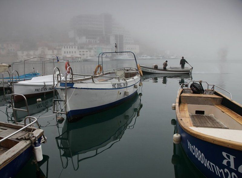 утро,туман утро Балаклавы-2photo preview