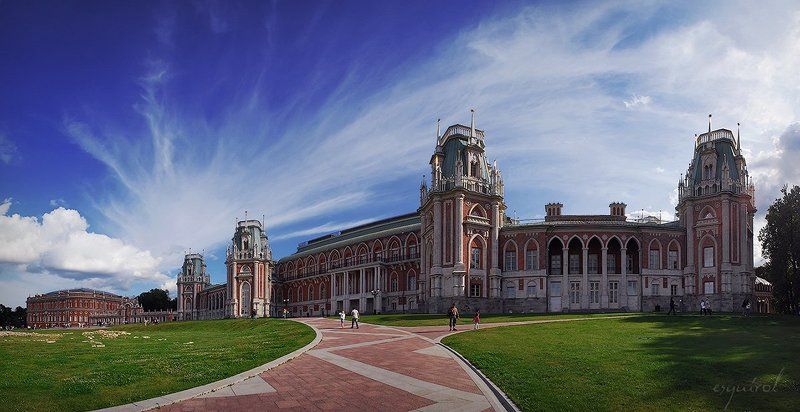 москва, панорама, царицыно, город photo preview