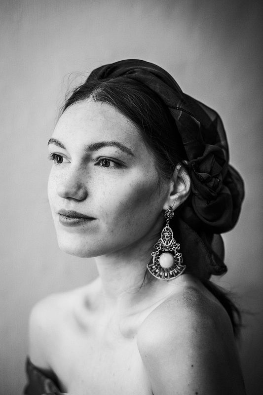 girl, earring, portrait, девушка, серёжка, портрет photo preview