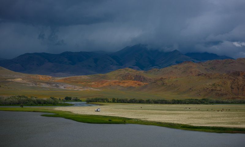 Горный Алтай, озеро, Красногорское, Кош-Агачский район, Россия, природа, пейзаж. Горный Алтай.photo preview
