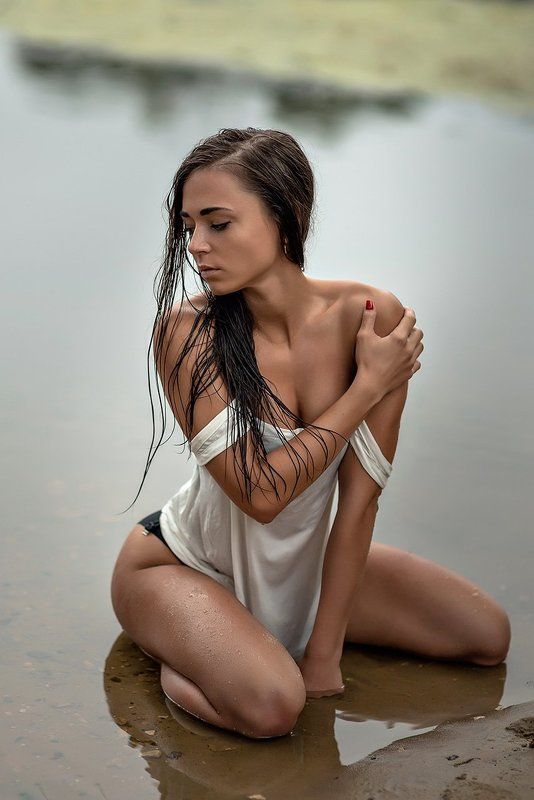 85мм, Beach, Sea, Summer, Вода, Девушка, Лето, Песок, Пляж, Река ***photo preview