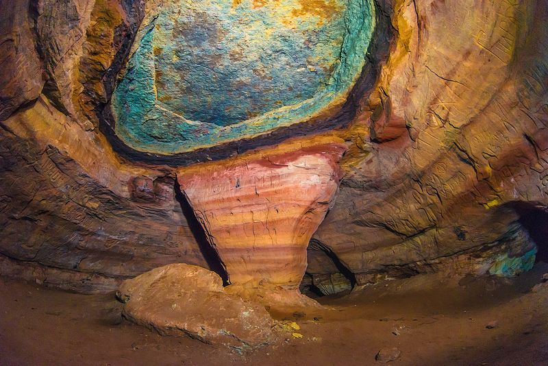 пещера, Саблинские пещеры, грот, каверна, под землёй, песок,  Саблинская пещераphoto preview