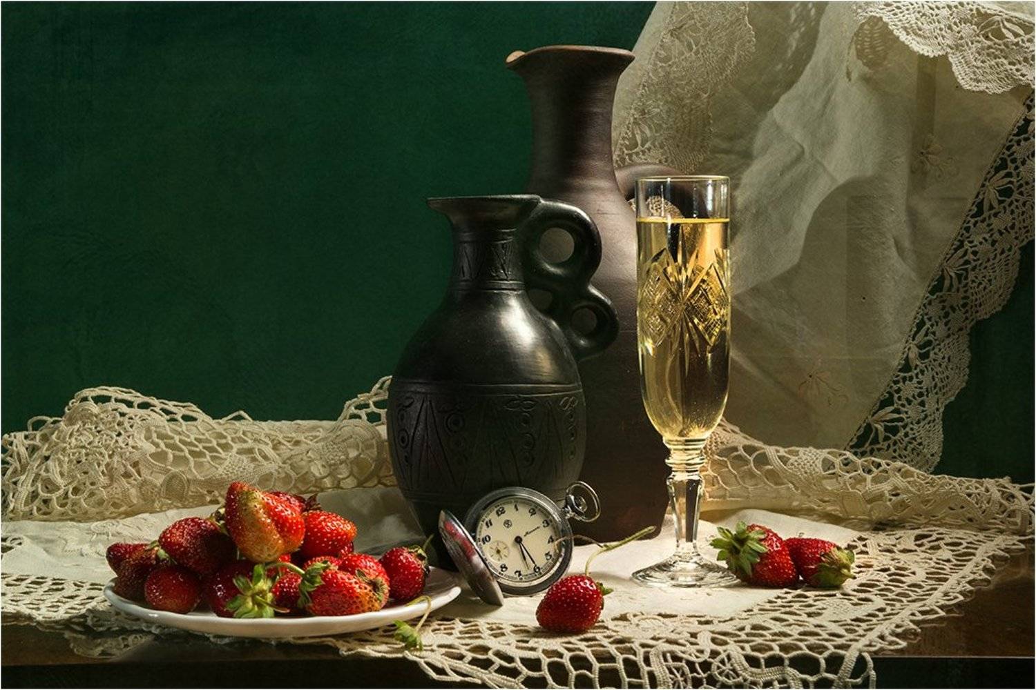 Винно-земляничная зарисовка №8. Автор: Лев Сердюков , Лев Сердюков