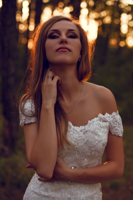 wedding fashion girl dress beautiful  Alenaphoto preview