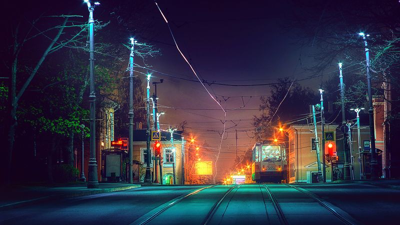 Ночная Тимирязевка фото превью