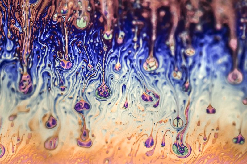 Soap film, abstract, close-up, closeup, colors, soap, colorful Soap filmphoto preview
