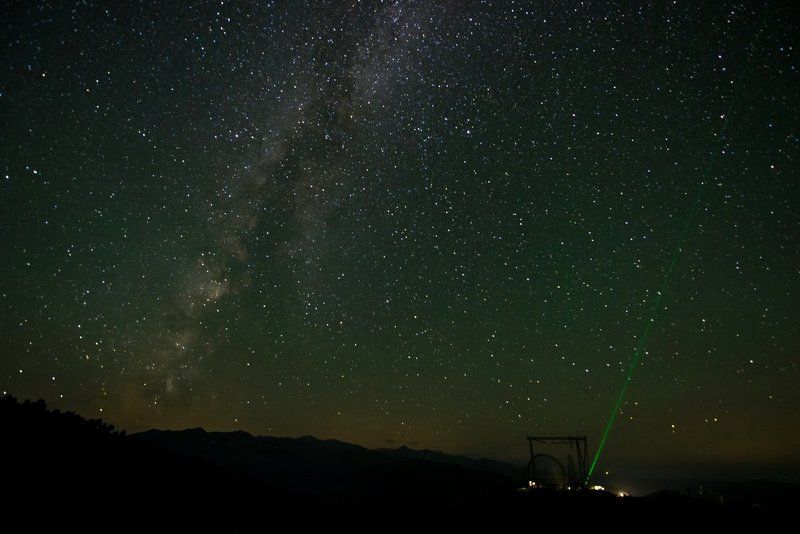 Архыз, Горы, Звёзды, Млечный путь, Обсерватория Млечный путь и Персеиды над САОphoto preview