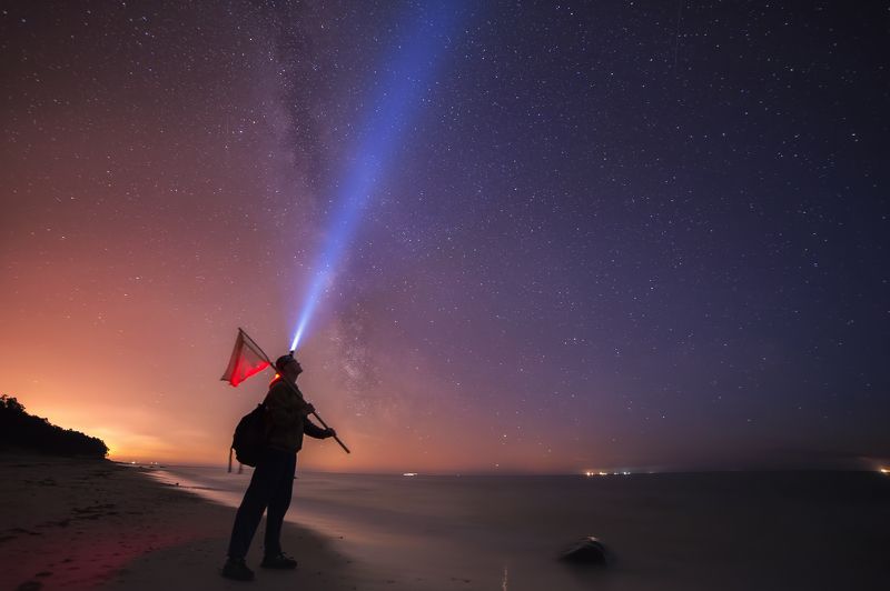 Baltic sea, Long exposure, Milky way, Night, Portrait, Stars Dreamsphoto preview