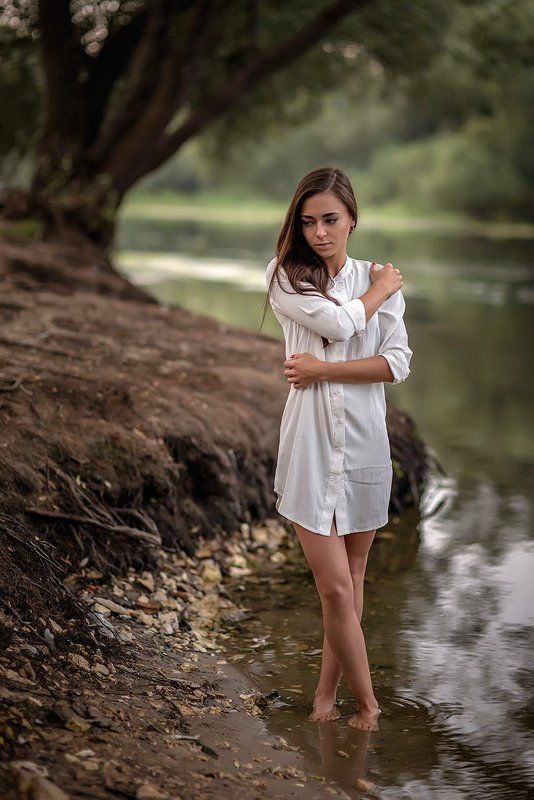 85мм, Вода, Девушка, Пляж, Река Маша(серия)photo preview