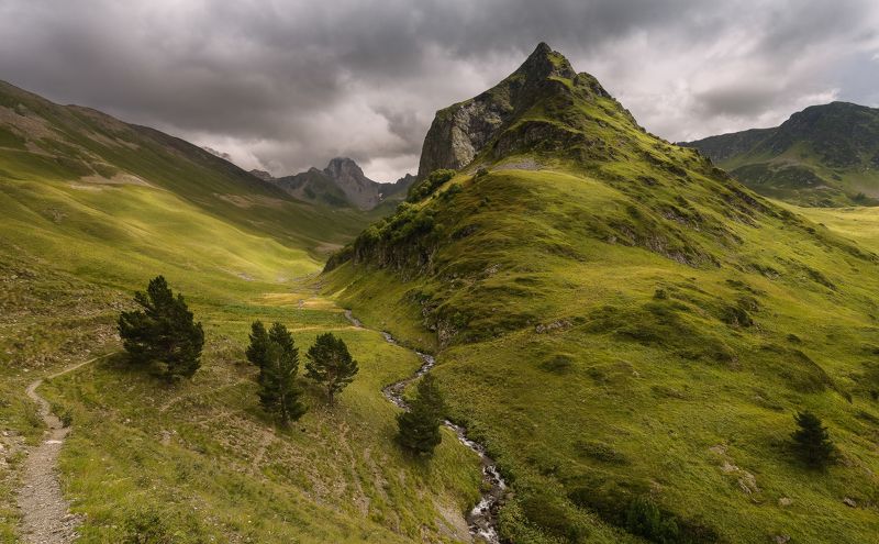 горы, август, 2016, шхуанта, долина, реки, загедан, скала, загедан ХМУРИЛОСЬ НЕБО НАД ШХУАНТОЙphoto preview