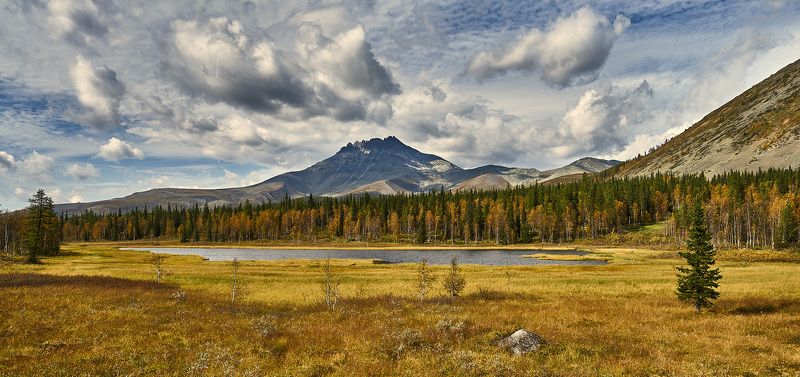 пейзаж гора озеро осень приполярный Урал sony a7r Манарагаphoto preview