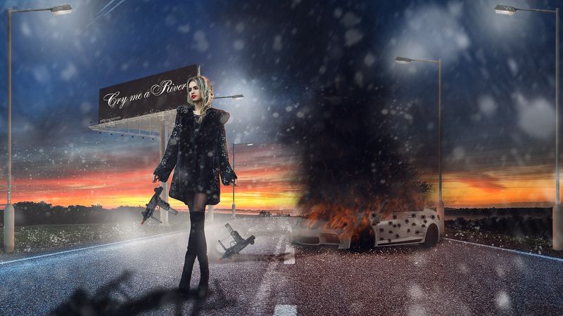 Девушка Cry me a riverphoto preview