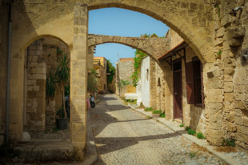 греция, родос Улочки старого Родосаphoto preview