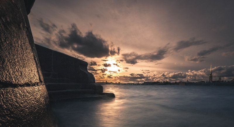 Sunset on the Neva photo preview