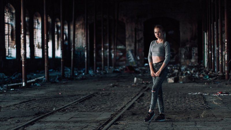 красиво, красота, девушка, модель, город, москва, индустриально Ar5photo preview