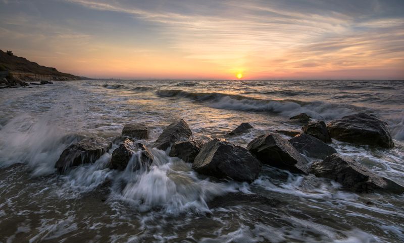 azov sea, mariupol, азовское море, приазовье 5:36 a.m.photo preview