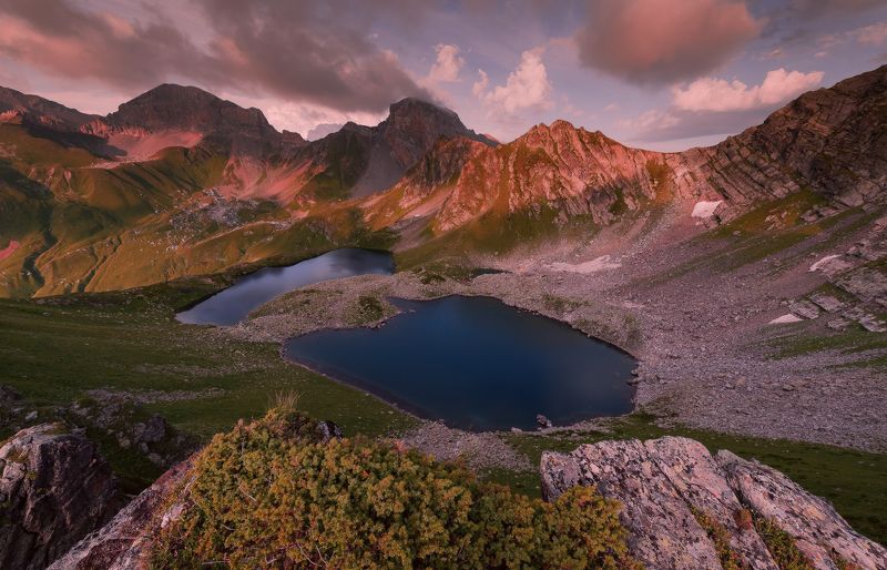 август, 2016, загеданские, озера, закат, кчр ДЕЛО БЛИЗИЛОСЬ К ЗАКАТУphoto preview