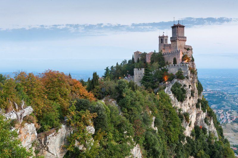 фототур, рассвет, италия, сан-марино, скала, замок Рассвет на Сан-Мариноphoto preview