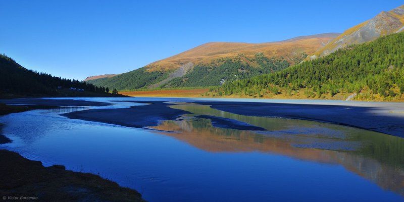 Аккем, Алтай, Белуха, Горы, Озеро Аккемский вечер (2)photo preview