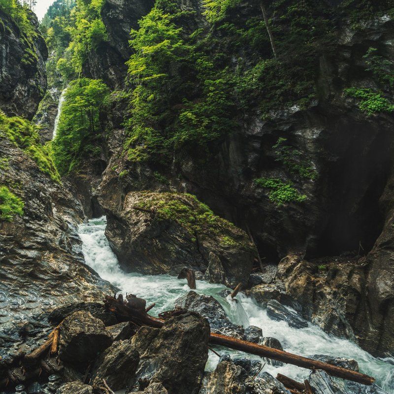 Бавария, Вода, Горы Альпийские ущельяphoto preview