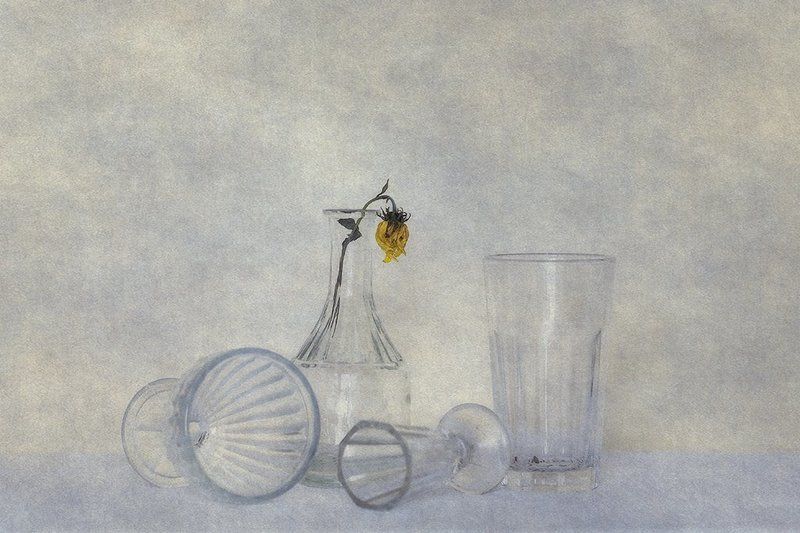 Flower, Glass glassphoto preview