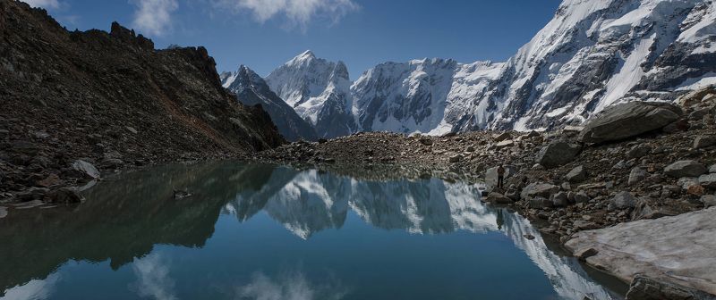 Горы Кавказ Безенги Курсантские ночевкиphoto preview