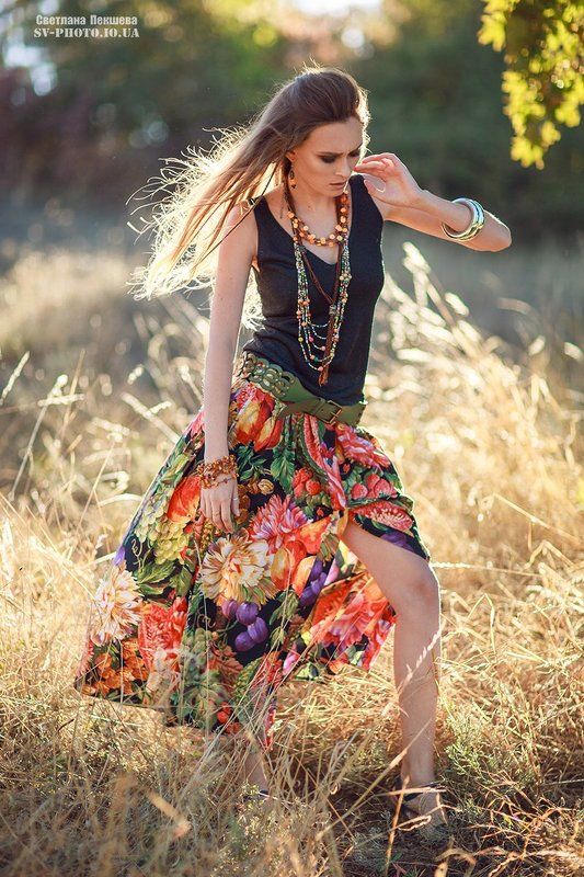 Бохо, Девушка, Красивая, Осень, Портреты, Природа, Стиль, Украшения, Фотосессия, Шик фотосессия Бохоphoto preview