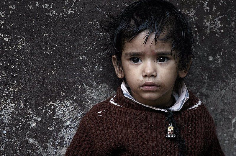 portrait, child, india, varanasi, street portrait, oren s ***photo preview