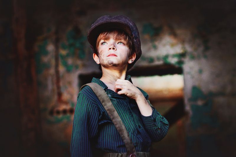 дети, мальчик, портрет Генералы песчаных карьеровphoto preview