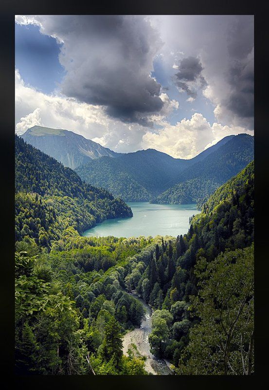 Ritsa Lake Southern Caucasus Ritsa Lake, Southern Caucasusphoto preview