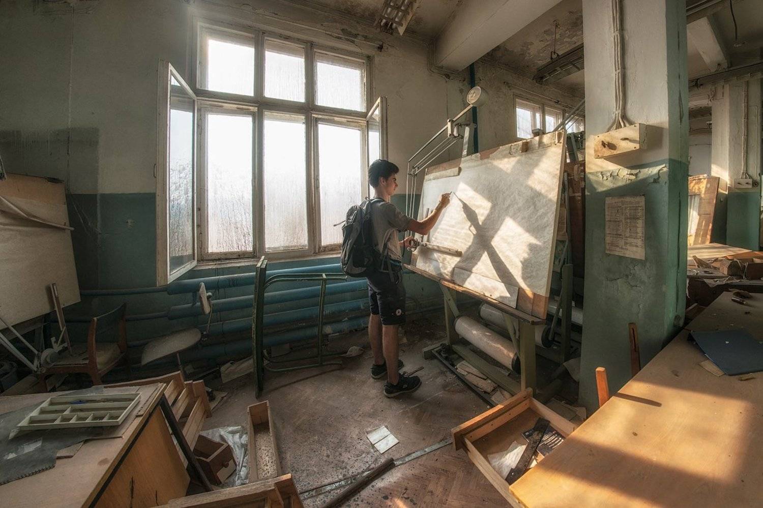 зил заброшенное завод зиларт ебеня кульман инженер autocad , Королев Саша