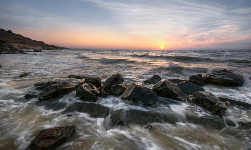 Azov sea, Азовское море, Мариуполь, Приазовье В утренней свежестиphoto preview