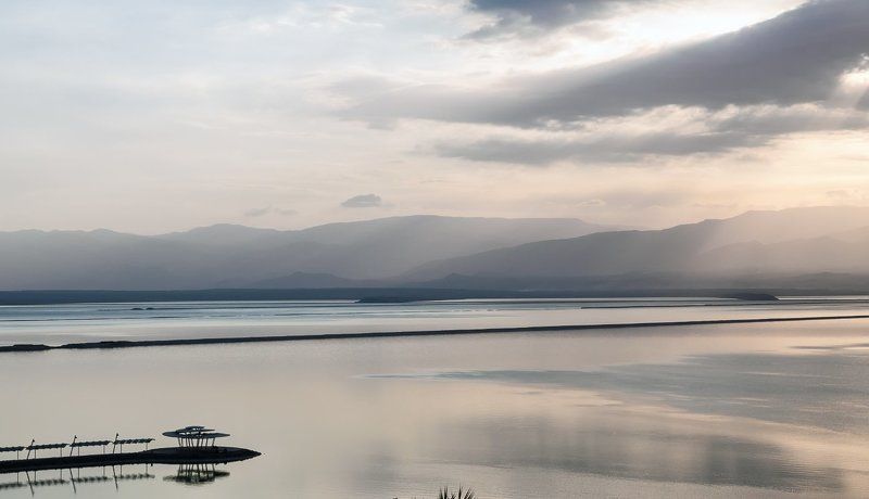 Израиль, Мёртвое море, утро, рассвет Рассвет на Мёртвом море.photo preview