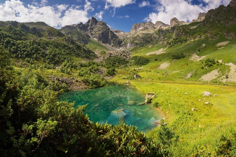 архыз, оз.нижняя запятая Запятаяphoto preview