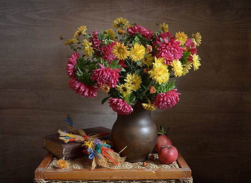 календарь, сентябрь, осень, натюрморт Сентябрьphoto preview