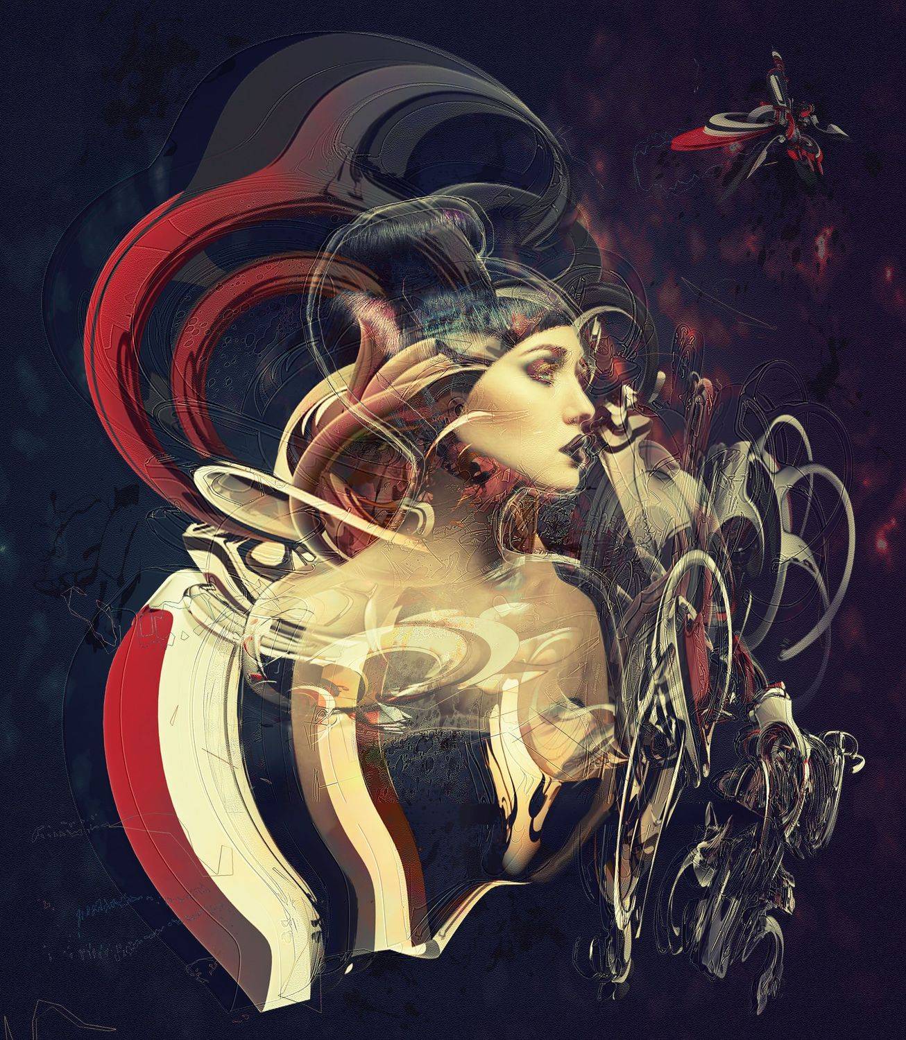 Reincarnation. Автор: Nataliorion abstract, lines, Nataliorion