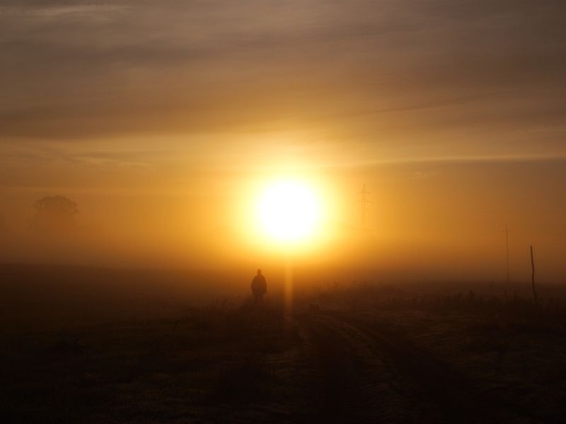 Странник идущий к рассвету...photo preview