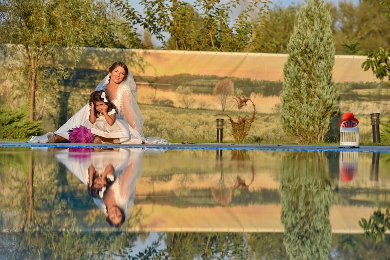 nature, reflection, water, bride Wedding Dayphoto preview