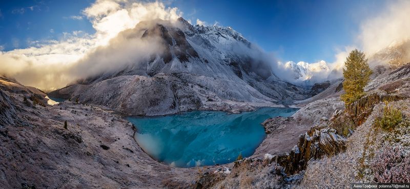 алтай, аня графова, горный алтай, горы, каракабак, озера, северо-чуйский хребет Утреннее светопредставление Каракабакаphoto preview