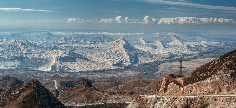 Вид на Китайскую границу, Восточный Казахстанphoto preview