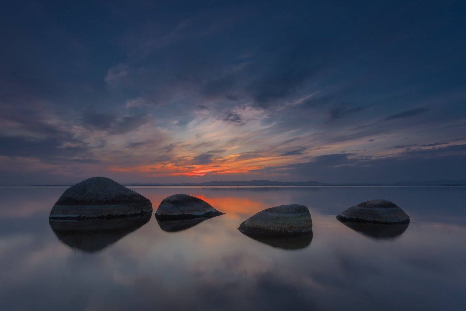 Закат, Иртяш, Камни, Южный урал, Михаил Трахтенберг