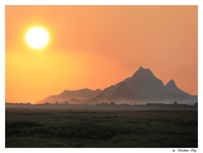 хакасия АПЕЛЬСИНОВЫЙ  РАССВЕТphoto preview