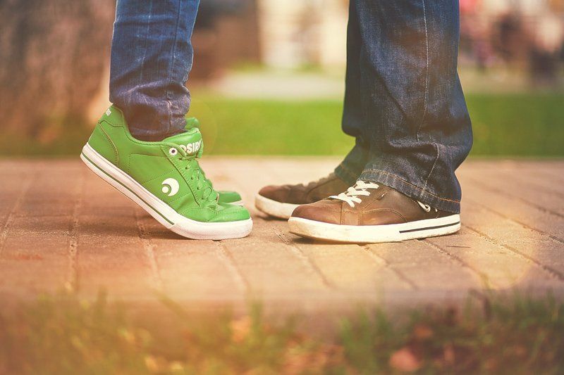 обувь, кеды, весна, поцелуй Амурphoto preview