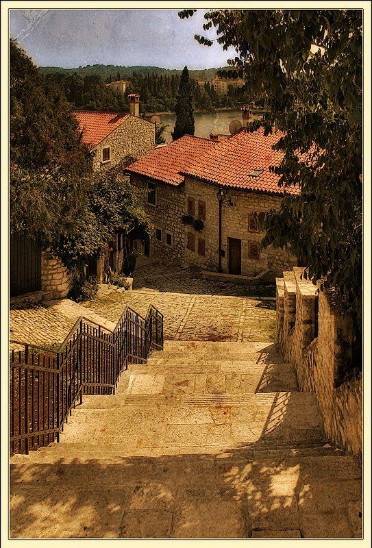 хорватия, старина, город, дома, улицы Вне времениphoto preview