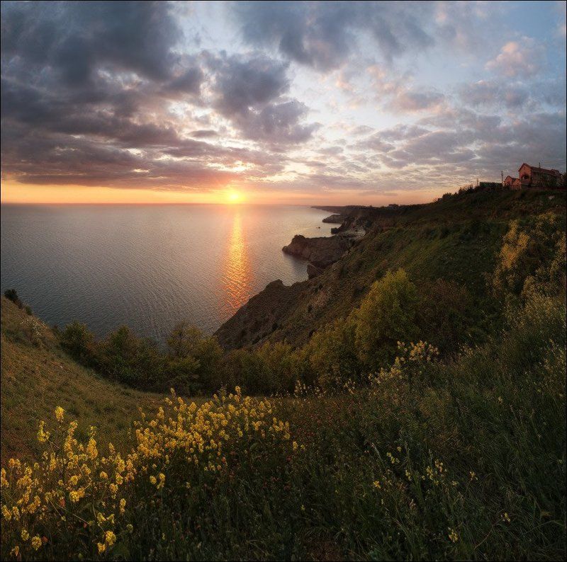 фиолент, весна, море Весенняя...photo preview