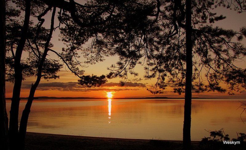 пейзаж,.закат,природа Закат на озере.photo preview